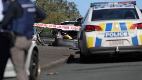 A police officer is reportedly dead after a shooting during a routine traffic stop in Auckland.