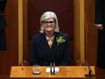 Governor-General Sam Mostyn during her swearing-in ceremony 