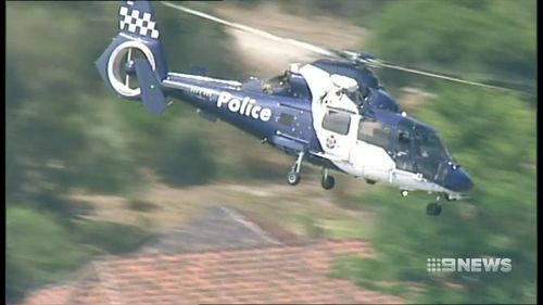 The AirWing and Dog Squad were deployed as police searched for the suspects.