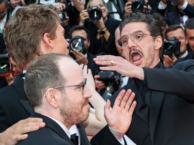 Ari Aster, Austin Butler, Emma Stone and Pedro Pascal 