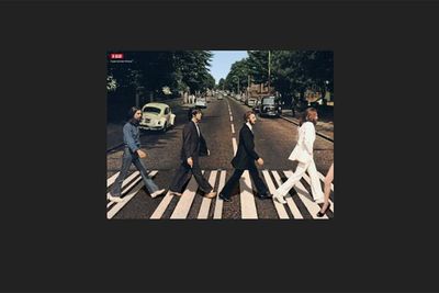 Little do <I>Beatles</i> fans know, but Ange's right leg actually directed that famous Abbey Road photo shoot.
