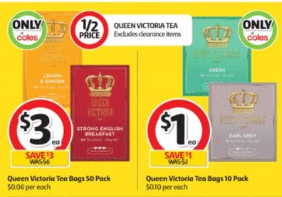 Coles is selling a new brand of tea which looks simply delightful.