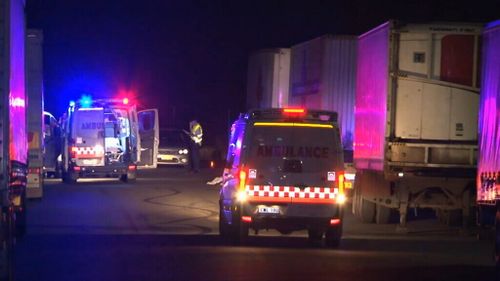 Early investigations suggest he was on a moped that collided with the rear of a semi-trailer. (Supplied)