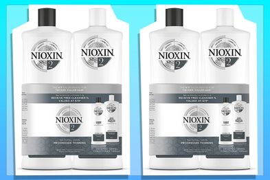 NIOXIN System 2 Duo Pack, Cleanser Shampoo + Scalp Therapy Revitalising Conditioner