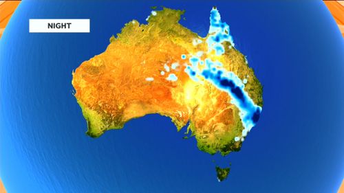 The system is expected to combine with a second low-pressure system in Queensland. (9NEWS)