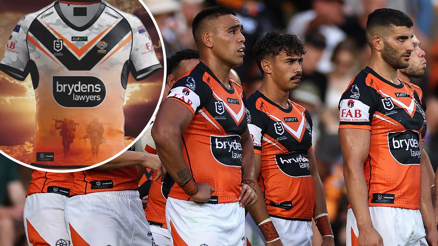 'Someone's in trouble': Wests Tigers Anzac Round jersey sparks fury