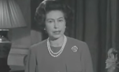 Queen Elizabeth's 1974 Christmas message referenced Australia