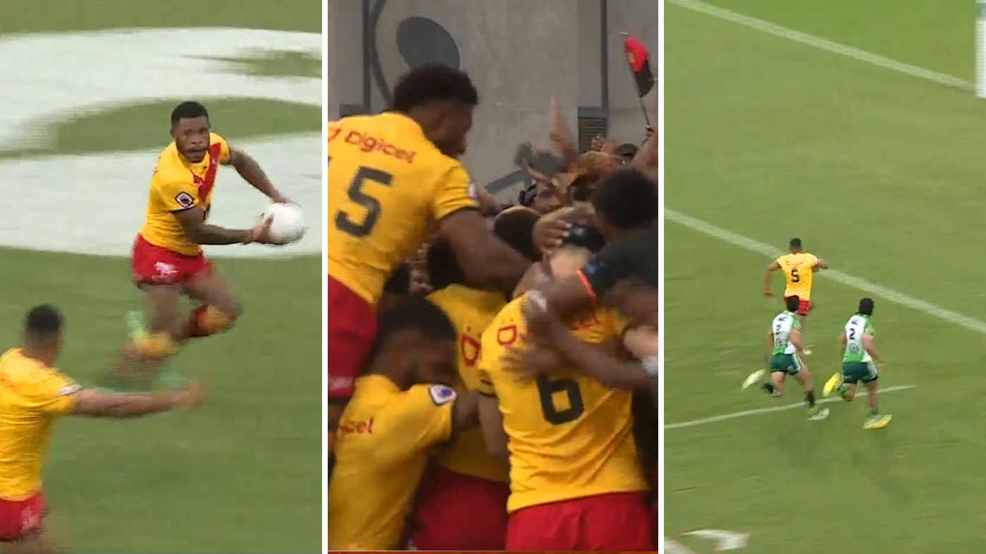 Nene Macdonald scores four tries to break Papua New Guinea record in win over Cook Islands