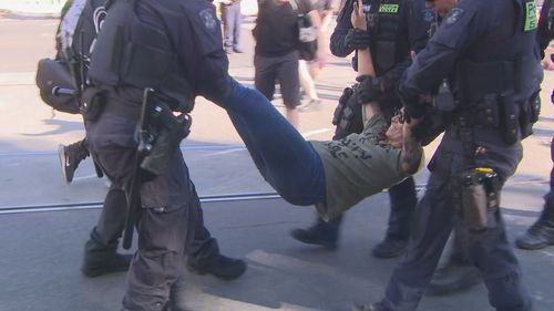 Manifestation à Melbourne