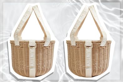 9PR: Country Road Sand Small Picnic Basket 
