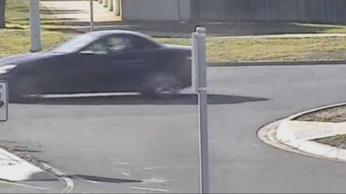 Police released CCTV footage of a car similar to Ms Ristevski's vehicle. 