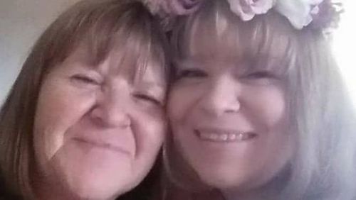 Murdered mother Simone Fraser (left) with daughter Lacey Wilson (right)