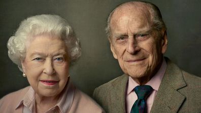 Queen and Prince Philip's photo portrait taken to mark Her Majesty's 90th Birthday in 2016