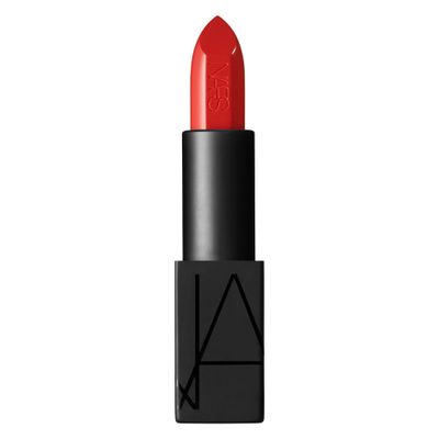 <a href="http://mecca.com.au/nars/audacious-lipstick/V-019305.html" target="_blank">NARS Audacious Lipstick in Lana, $48.</a>