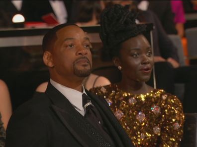 Will Smith shouts at Chris Rock at the Oscars 2022