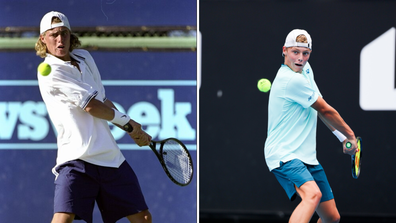 Cruz Hewitt's Australian Open debut shows striking similarities to tennis champion dad