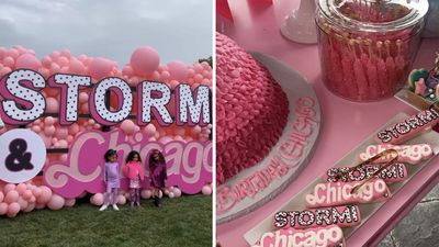 Inside Stormi and Chicago's 4th birthday party. Kylie Jenner and Kim Kardashian