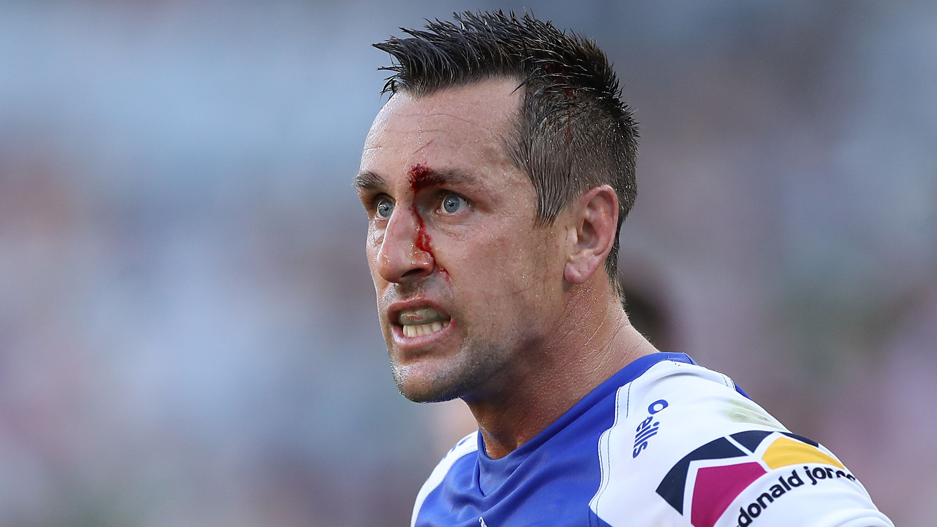 Mitchell Pearce of the Knights during an NRL Elimination Final.