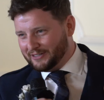 scottish man groom speech real story of meeting bride