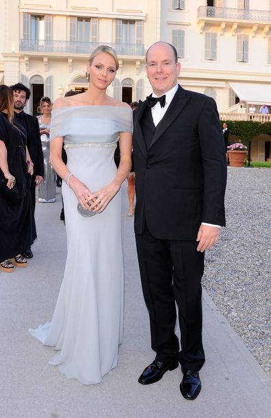 Prince Albert and Princess Charlene of Monaco attendd amfAR's Cinema Against AIDS Gala during Cannes Film Festival on May 19, 2011