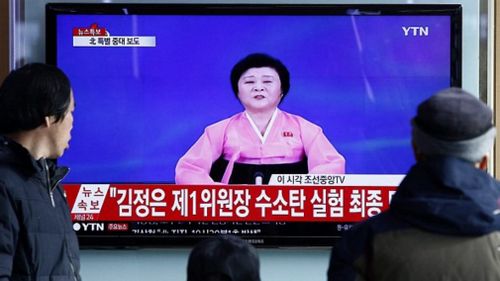 People in North Korea know when the 'pink lady' presents the news that there is something big to report. 