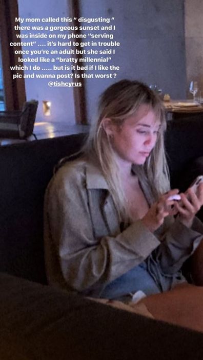 Miley Cyrus, Utah, vacation, phone