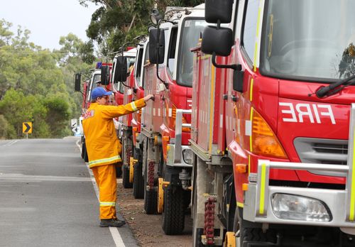 Two hundred firefighters have been battling the fires across the southwest of Victoria. (AAP)