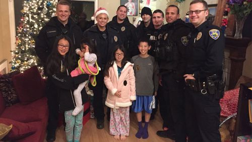Police refuse to let thieves steal spirit of Christmas from Californian family