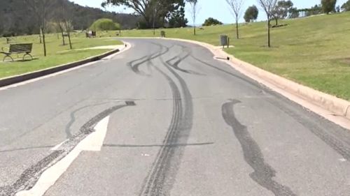 Many community members have slammed the burnouts as disrespectful to other mourners. (9NEWS)