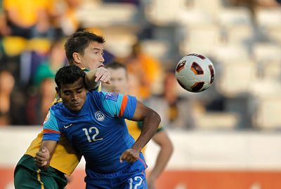 In the first match, the Socceroos beat India 4-0.