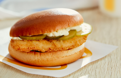 McDonald's Australia Chicken Pickle Burger