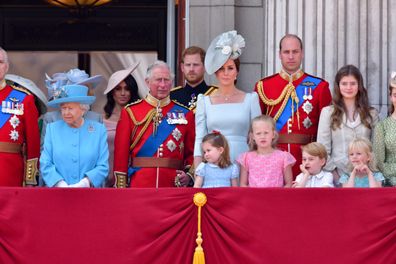 Harry, Meghan trooping the colour 2018