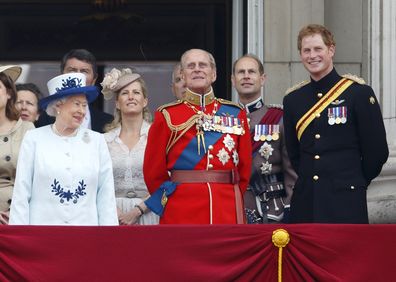 Prince Harry Trooping the Colour
