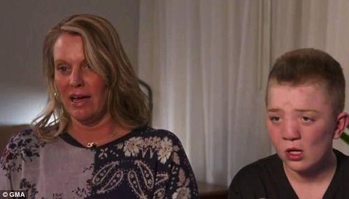 Keaton Jones and his mother Kimberley appeared on Good Morning America this morning. 