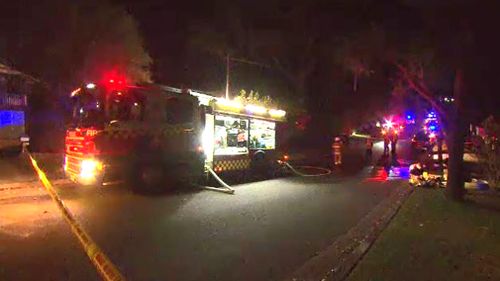 Elderly man dies after re-entering burning Sydney home