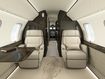 A rendering of the interior of  Global 8000 aircraft, which is currently being developed by business jet manufacturer Bombardier.
