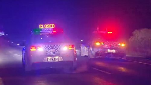 Major crash investigators closed the Sturt Highway last night and have returned to the scene today. (9NEWS)