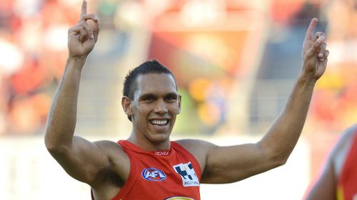 Gold Coast Suns player Harley Bennell.