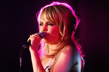 Welsh singer Duffy performs at Radio 1&#x27;s Big Weekend in Mote Park on May 10, 2008.
