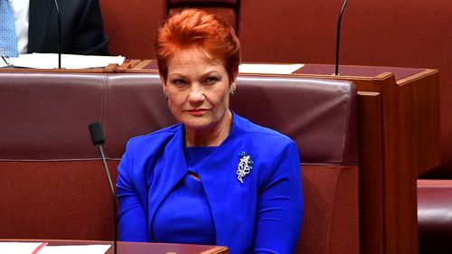 Pauline Hanson is fighting the ban against the wishes of the locals there.