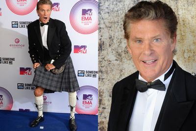 MTV, the 90s is calling....it wants its celebs back. Yep, that is The Hoff.