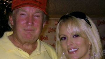 Stormy Daniels met Trump at a celebrity golf tournament at Lake Tahoe.