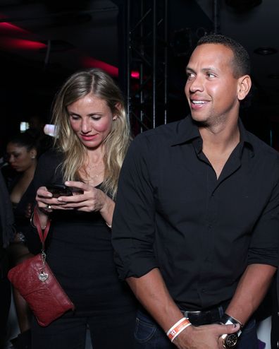 Cameron Diaz and Alex Rodriguez attend Capital A Presents P. Diddy Super Bowl Party at Music Hall at Fair Park on February 5, 2011 in Dallas, Texas.