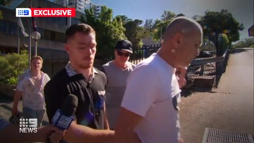 CCTV played to court shows brawl involving NRL player Tom Starling in 2020.