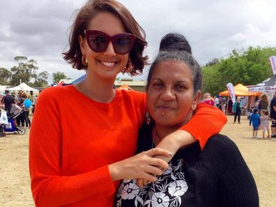 Brooke boney and her mother