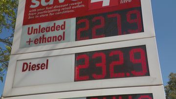 Petrol prices in Sydney.