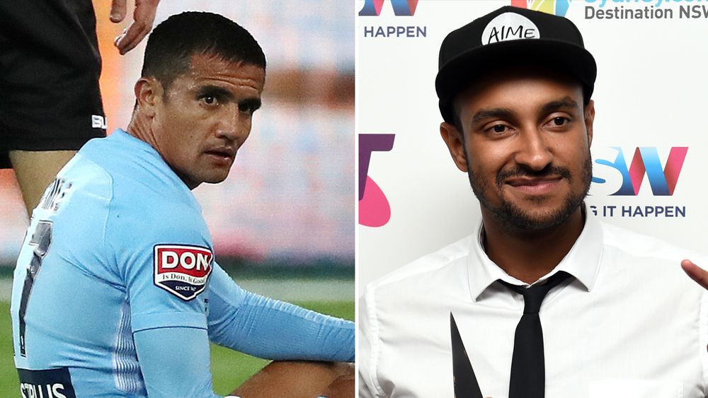 Comedian blamed for 'jinx' on Socceroos star Tim Cahill after injury