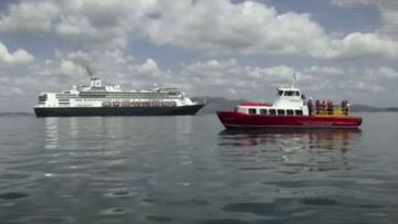 Australians stranded on cruise ship off the coast of Panama.