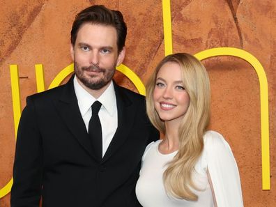 Sam Levinson and Sydney Sweeney attend the Los Angeles Premiere of HBO's "Euphoria" Season 3 at TCL Chinese Theatre on April 07, 2026 in Hollywood, California