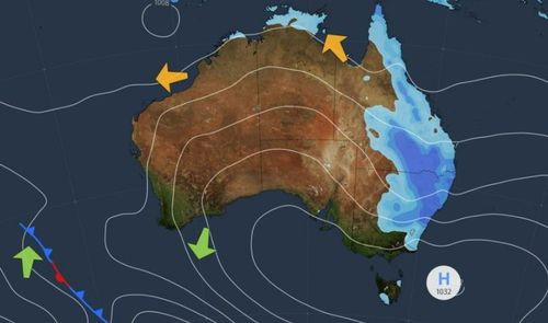 Synoptic map for Friday, April 5, 2024